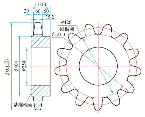 【兆恒機(jī)械】滲碳齒部有嚴(yán)重的貫穿型裂紋，何原因？